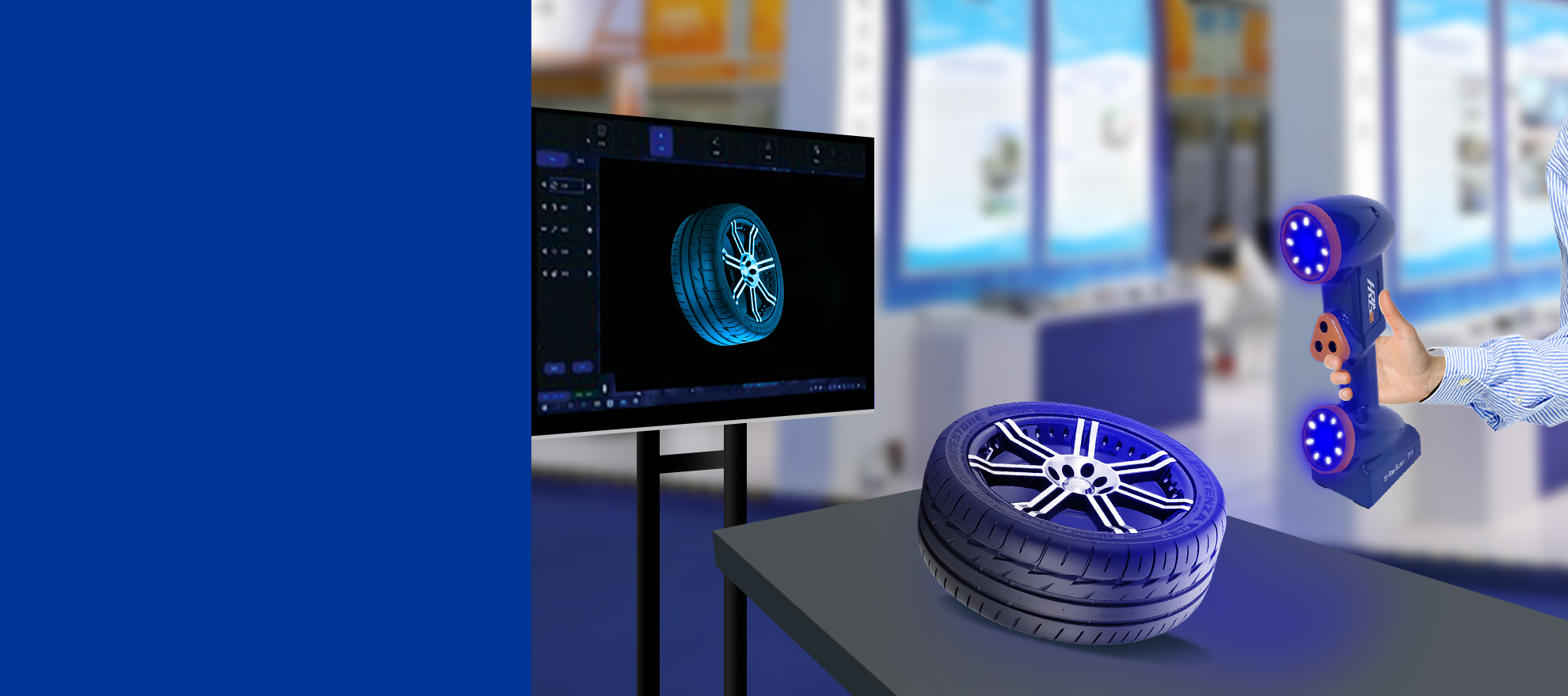 >搭載無線預算單元，測量距離可達100m