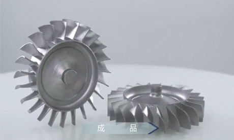 去型殼、澆注、去殼、打磨成品